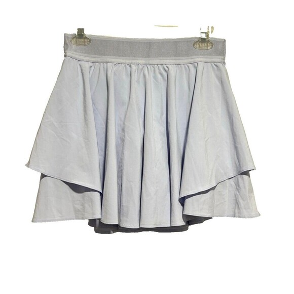 Lululemon Court Rival HR High Rise Skirt 6 Pastel Blue Elastic Waist Pull On - Picture 3 of 9